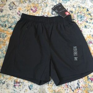 TREIGN | NWT black glyde athletic train shorts New